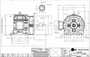 GT3427A Marathon 25 hp 3600 RPM 284JP Frame TEFC 230/460V Marathon Close Couple Motor