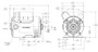 S011A Marathon 1/3 hp 1800 RPM 48 Frame 115/230V Open Drip Marathon Electric Motor