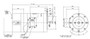 K460 Marathon 3/4 hp 3 phase 1800 RPM 56C Frame 230/460V TENV Marathon Electric Brake Motor