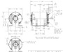 K1408 Marathon 1/2 hp 3 phase 1800 RPM 56 Frame 208-230/460V ODP Resilient Mount Marathon Motor