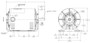 G140 Marathon 1/2 hp 3 phase 1800 RPM 56 Frame 208-230/460V ODP Resilient Mount Marathon Motor