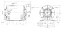 G141 Marathon 3/4 hp 3 phase 1800 RPM 56 Frame 208-230/460V ODP Resilient Mount Marathon Motor