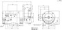 GT0409 Marathon 3 hp 3 phase 3600 RPM 145JM Frame 230/460V ODP Marathon Close Couple Motor