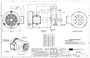 116642.00 Leeson |  1/3 hp 1800 RPM 56C Frame TEFC (no base) C-Face 208-230/460V Wash Down Duty