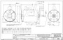 FD32CA1P14 Nidec | 1.5 hp 3600 RPM 143TZ 115/230V Aeration Fan Motor