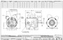 D14CP2P4 Nidec | 1/4 hp 1800 RPM 48 Frame 115/230V Open Drip Nidec Electric Motor