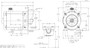 Y600 Marathon 1/4 hp 1800 RPM 3-Phase 56C Frame TENV (rigid base) 230/460V Marathon Motor