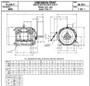 HD5P4E Nidec | 5 hp 900 RPM 254T Frame 230/460V TEFC Nidec Electric Motor