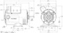 C457ES Century 1/3 hp 1800 RPM 1-Phase 56 Frame ODP (rigid base) 115/230V Century Motor # C457ES