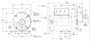 B671ES Century 1 hp 3600 RPM 1-Phase 56 Frame ODP (rigid base) 115/230V Century Motor # B671ES