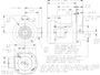 C855 Marathon 1 1/2 hp 3600 RPM 56C Frame TEFC C-Face (no base) 115/230V Marathon Electric Motor