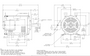 E450M2 Century 15 hp 1800 RPM 3-Phase 254T Frame ODP (rigid base) 200V Century Motor # E450M2