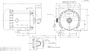 K2116 Marathon 3/4 hp 1200 RPM 3-Phase 56 Frame TEFC (rigid base) 208-230/460V Marathon Motor