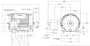 U003A Marathon 2 hp 1800 RPM 3-Phase 145T Frame TEFC (rigid base) 230/460V Marathon Motor
