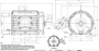 U043B Marathon 5 hp 1200 RPM 3-Phase 215T Frame TEFC (rigid base) 230/460V Marathon Motor