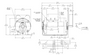PD6104AV2 Marathon 1 hp 1800 RPM 56 Frame (Resilient Base) 115V/230 TEAO Century Poultry Duty Motor