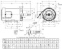 UJ2P2DM US Motors 2 hp 1750 RPM  3-phase 145JM Frame 208-230/460V Close-Coupled Pump Motor