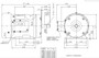 E2101 Marathon 1 hp 208-230/460V 1800 RPM 3-Phase 143T Frame TEFC (rigid base) Motor
