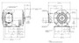 U420A Marathon 1 1/2 hp 1800 RPM 230/460V 3-Phase 145T Frame ODP (rigid base) Motor