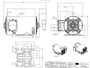 U422A Marathon 2 hp 1800 RPM 200-208V 3-Phase 145T Frame ODP (rigid base) Motor