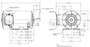 E929A Marathon 2 hp 1800 RPM 230/460V 3-Phase 145T Frame ODP (rigid base) Motor