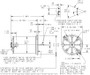 HG646 Marathon 1/3 hp 1800 RPM 115/230V TENV 48NY Frame Auger Motor
