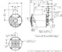 F780 Marathon 1/2 hp 900 RPM 208-230V TENV 56Y Frame PSC Farm Motor