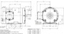 N321A Marathon 1 1/2 hp 1800 RPM 230/460V 3-Phase 145T Frame TEFC (rigid base) Washdown Motor