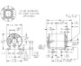 H171 Marathon 1/4 hp (2 speed) 115V 1800/1200 RPM ODP 48Z Frame Resilient Base  Blower Motor