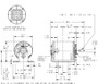 4682 Marathon 1/3 hp (1 speed) 115/208-230V 1800 RPM ODP 56Z Frame Resilient Base  Blower Motor