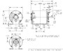 K285 Marathon 1/2 hp (1 speed) 208-230/460V 1200 RPM TENV 56 Frame 3 Phase Resilient Base Motor
