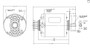 AR2054 Century 1/2 hp (1 speed) 115V 1800 RPM ODP 48 Frame Split Phase Resilient Base Motor