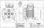 R825 Marathon |  5.5 hp 4 kw 1800 RPM 112MD Frame 230/460V  Electric Metric Motor