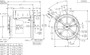O012 Marathon 1/5 HP (1 Speed) 115/230V 3450 RPM 48N Cap Start Oil Burner Motor