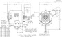X925 Marathon 1/2 hp (1 speed) 115V 1200 RPM TEAO 48Z Frame PSC Pedistal Fan Motor