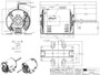 F267V1 Century 1/3 hp (2 speed) 100-155/200-230V 1800 RPM ODP 56Z Frame Pizza Oven Motor