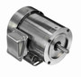 191950.00 Leeson 3/4 hp 1800 RPM 208-230/460V 56C Frame (Rigid Base) TEFC 3-Phase All-Stainless Wash-Down Motor