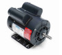 116523.00 Leeson 5 hp 3600 RPM 208-230V 56 Frame (Rigid Base) ODP 1-Phase Compressor Motor