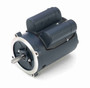 102021.00B Leeson 1/2 hp 1800 RPM 115V 56C Frame (No Base) ODP 1-Phase Instant Reversing Motor