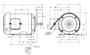 U1P1D Nidec 1 hp 3600 RPM 56 Frame 208-230/460V TEFC 3-Phase Electric Motor