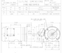 GP0024C TECO Westinghouse C-Face 2 hp 1800 RPM 143/145TC Frame 230/460V TEFC 3-Phase Motor