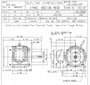 JMP0034 TECO Westinghouse 3 hp 1800 RPM 182JM Cast Iron Frame 230/460V TEFC Close-Coupled 3-Phase Motor