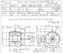 JMP0252 TECO Westinghouse 25 hp 3600 RPM 284JM Cast Iron Frame 230/460V TEFC Close-Coupled 3-Phase Motor