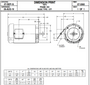 U32P2DFCR Nidec 1 1/2 hp 1800 RPM 56C Frame (No Base) 208-230/460V TEFC 3-Phase Electric Motor