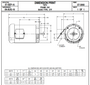 U2P2DFCR Nidec 2 hp 1800 RPM 56C Frame (No Base) 208-230/460V TEFC 3-Phase Electric Motor