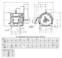 HD32P4E Nidec 1 1/2 hp 900 RPM 184T Frame (Rigid Base) 230/460V TEFC 3-Phase Electric Motor