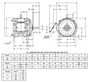 HD3P4E Nidec 3 hp 900 RPM 215T Frame (Rigid Base) 230/460V TEFC 3-Phase Electric Motor