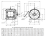HD60P1HS Nidec 60 hp 3600 RPM 364TS Frame (Rigid Base) 200-208V TEFC 3-Phase Electric Motor