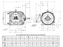 8D15P2C Nidec 15 hp 1800 RPM 254T Frame (Rigid Base) 460V TEFC 3-Phase Inverter Duty Electric Motor