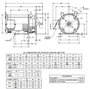 D7P1DC Nidec 7 1/2 hp 3600 RPM 184TC Frame (Rigid Base) 208-230/460V ODP 3-Phase Electric Motor